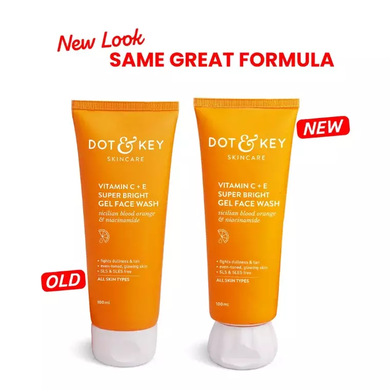 Dot & Key Vitamin C + E Super Bright Gel Face Wash (100ml)