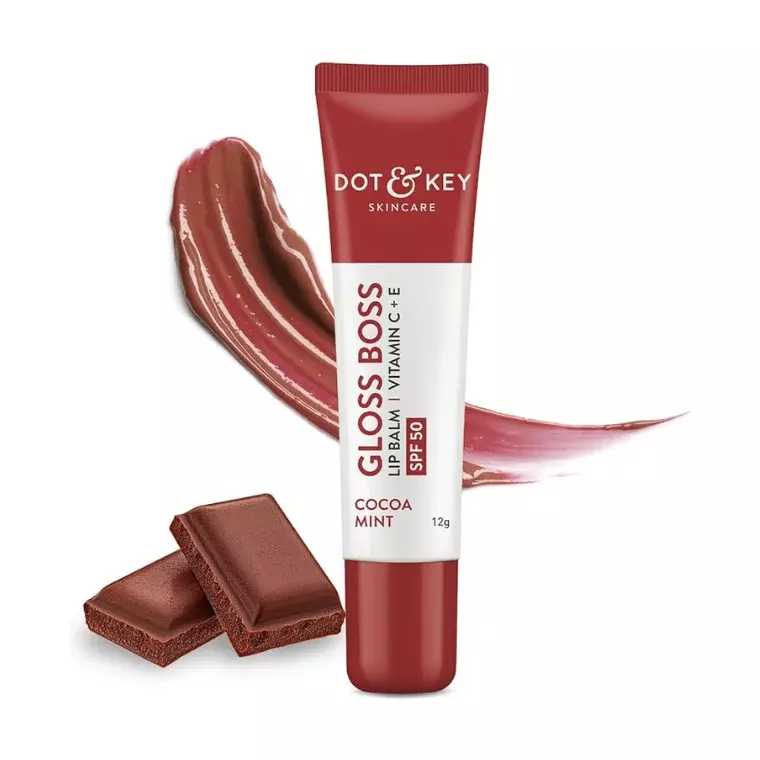Dot & Key Gloss Boss Lip Balm Spf 50 Cocoa Mint (12gm)
