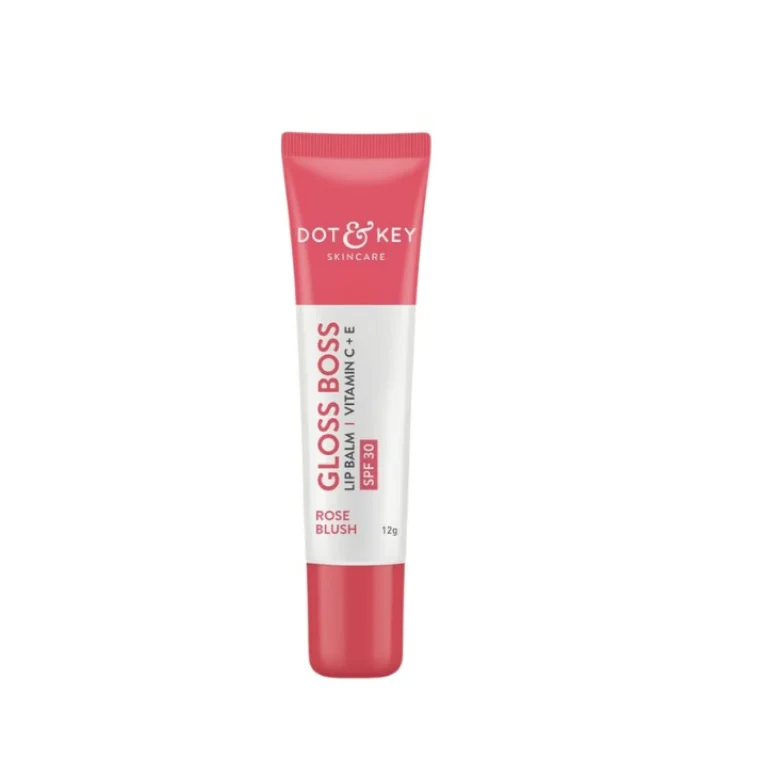 Dot & Key Gloss Boss Tinted Lip Balm SPF 30 Rose Blush (12gm)