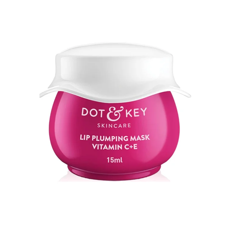 Dot & Key Lip Plumping Mask with Vitamin C + E  (15ml)