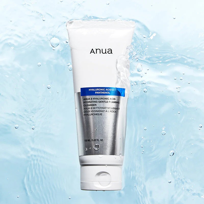 Anua 8 Hyaluronic Acid Hydrating Gentle Foaming Cleanser (150ml)