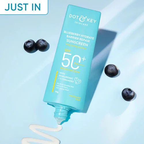 Dot & Key Blueberry Hydrate Barrier Repair Sunscreen SPF 50+ PA++++(80gm)