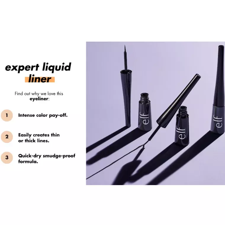 E.L.F. Expert Liquid Liner Charcoal (4.5 ml)