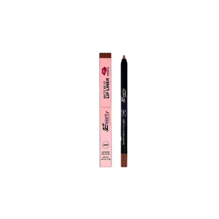 Everly Beauties Matte Me Up Lip Liner Pencil - Dark Brown (1.5gm)