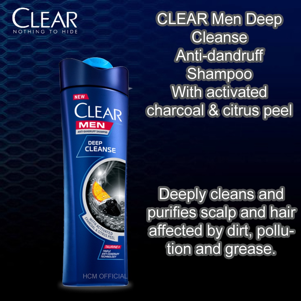 Clear Men Deep Cleanse Anti-dandruff Shampoo (320ml)