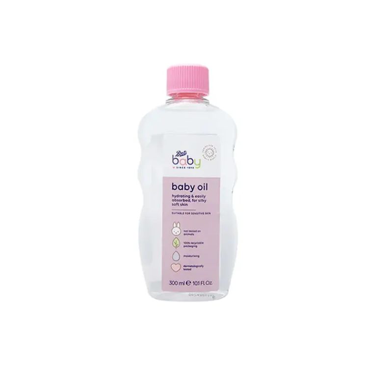 Boots Baby Oil Hydrating & Easily Absorbed For Sensitive Skin (300ml)