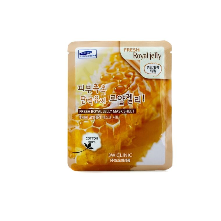 3W Clinic Fresh Royal Jelly Mask Sheet (23g)