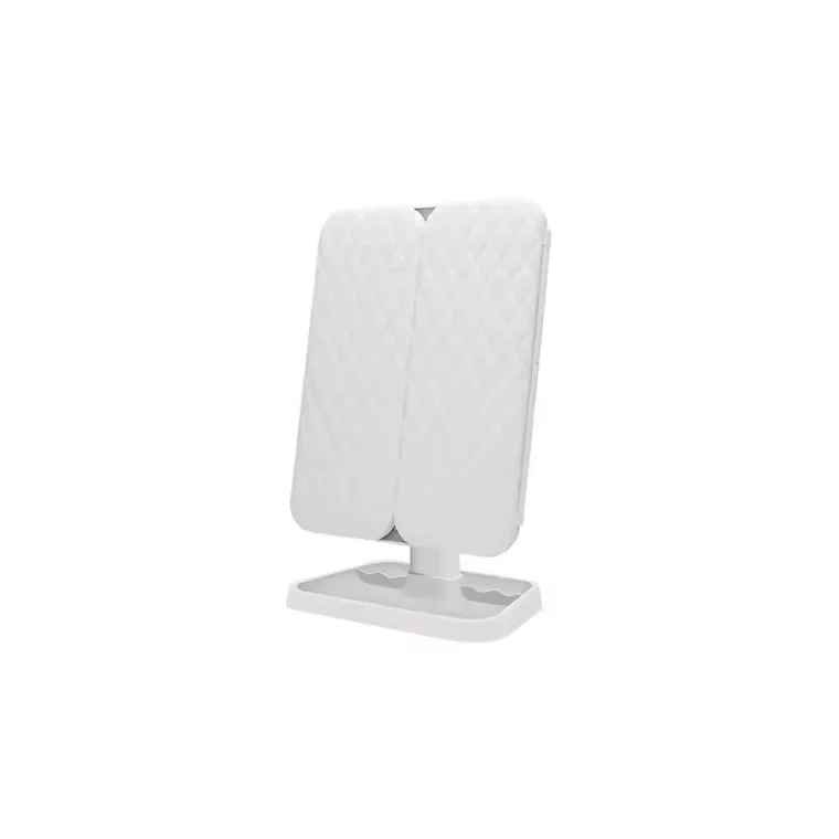 Blink Folding Lighted Cosmetic Mirror Personalized Double-Sided Square Desktop Makeup Mirror White