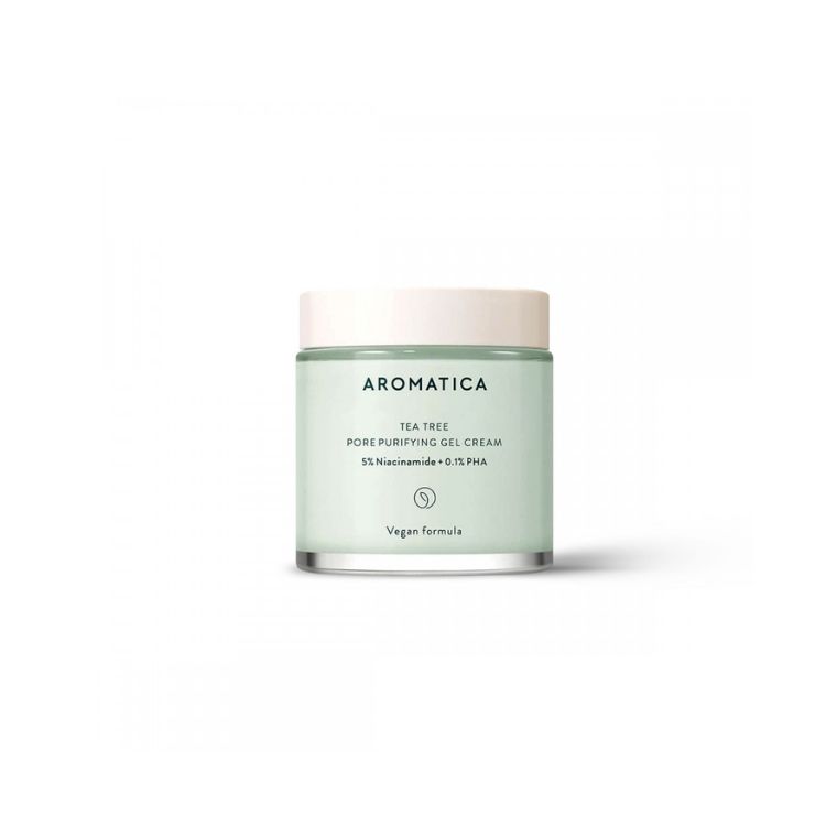 Aromatica Tea Tree Pore Purifying Gel Cream 5% Niacinamide + 0.1% PHA (100ml)