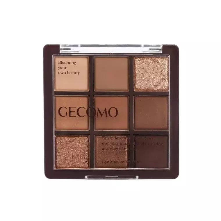 Gecomo Eyeshadow Palette 9 Colors #Chocolate (9gm)
