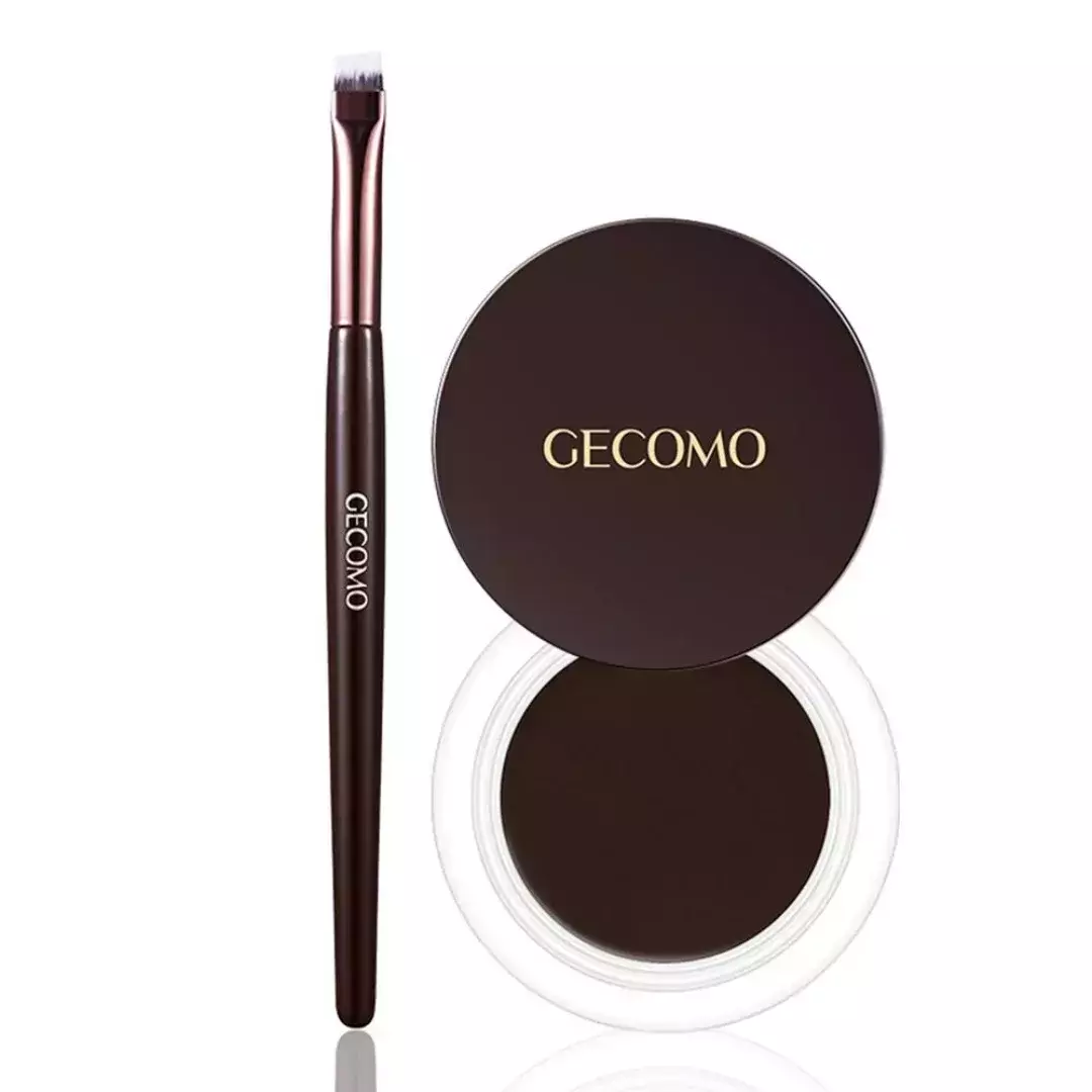 Gecomo Eyeliner Cream With Eyeliner Brush #03 Brown(4gm)