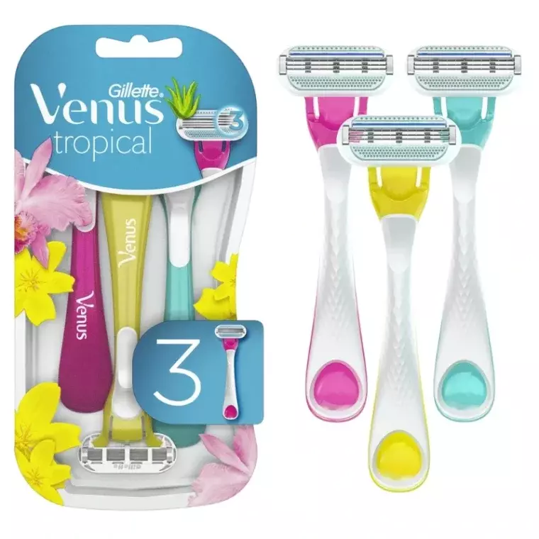 Gillette Venus Tropical Disposable Razors For Women