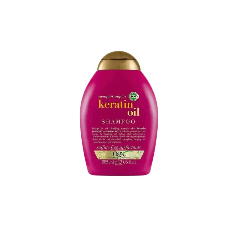 Ogx Strength & Length Keratin Oil Shampoo (385ml)