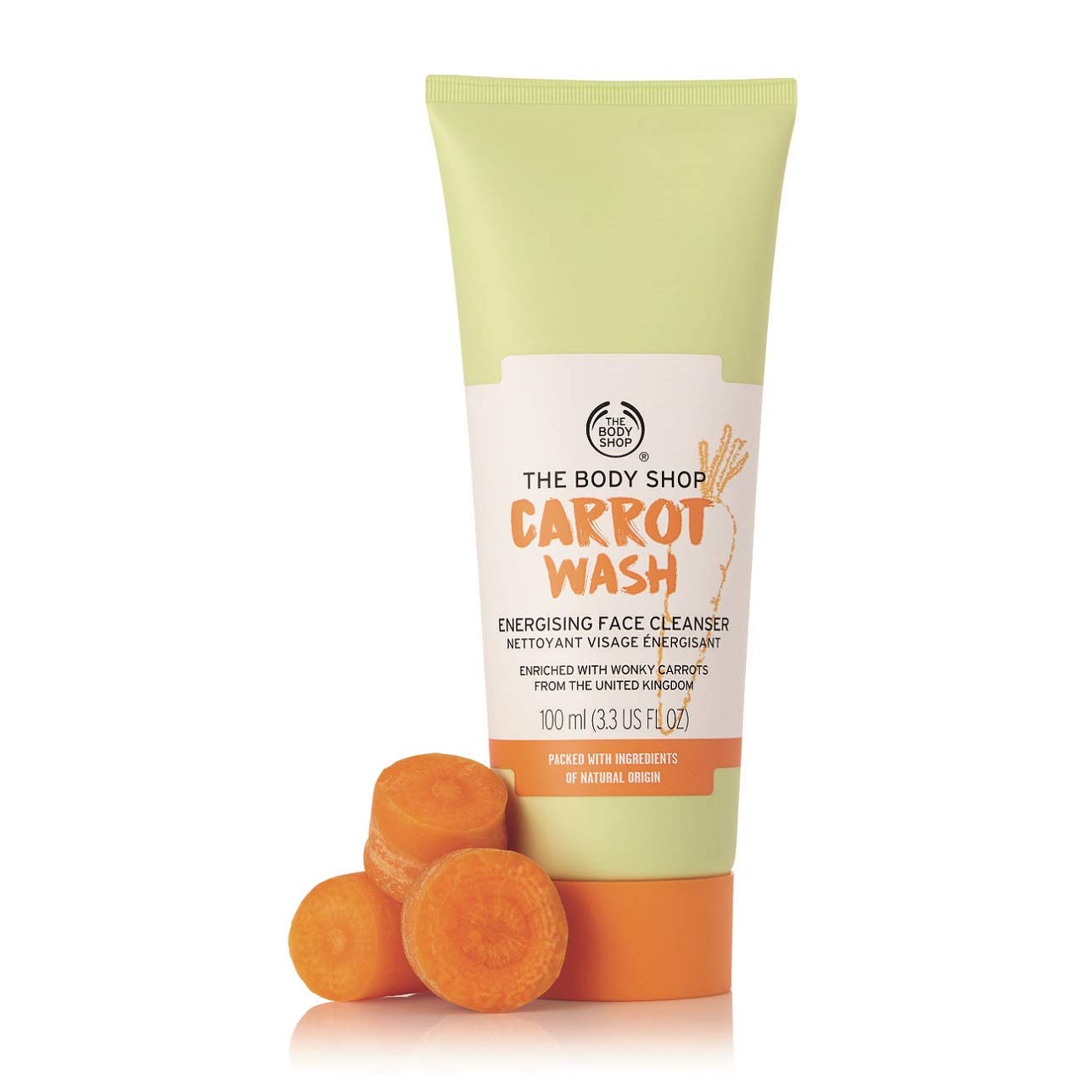 The Body Shop Carrot Wash Energising Face Cleanser (100ml)