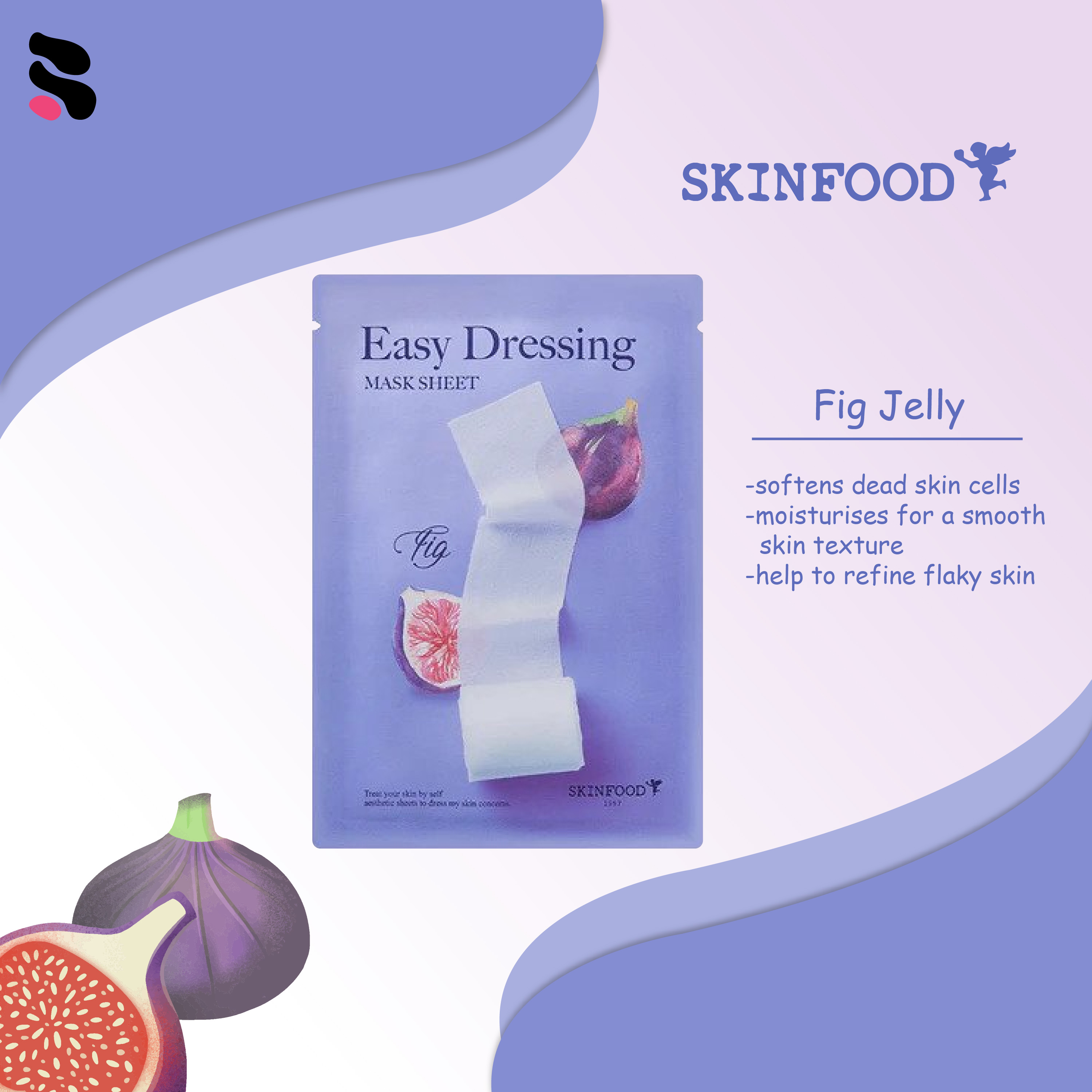 Skin Food Easy Dressing Mask Sheet Fig Jelly