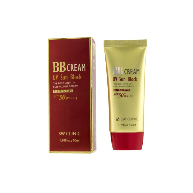 3W Clinic UV Sun Block BB Cream SPF50+ PA+++ (50ml)