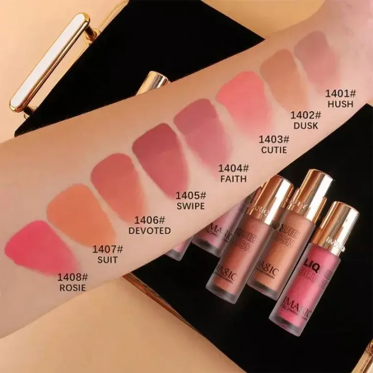 Imagic Long Lasting Cheek Liquid Blusher 1401 Hush (6ml)