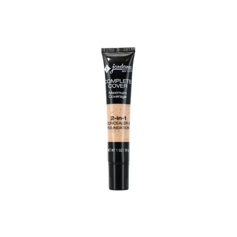 Jordana Complete Cover 2-in-1 Concealer & Foundation - 05 Creamy Natural (30gm)