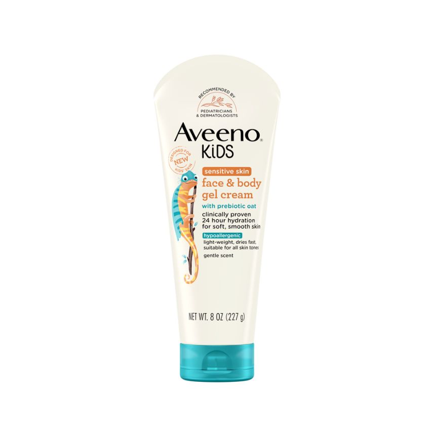 Aveeno Kids Face & Body Gel Cream For Sensitive Skin (227gm)