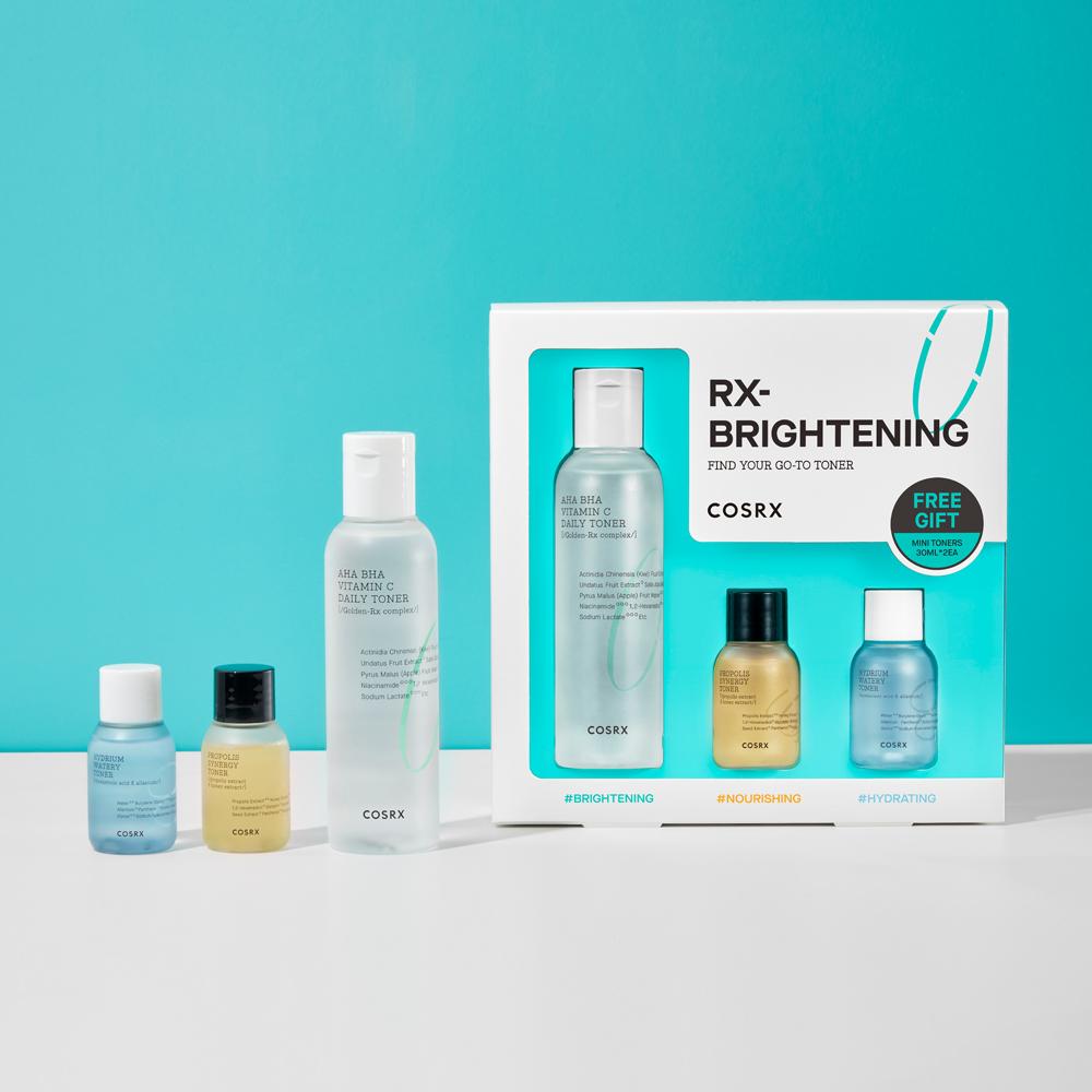 Cosrx Rx Brightening Find Your Go To Toner Set