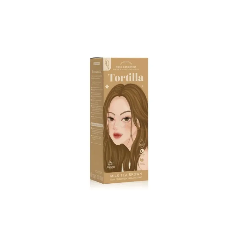 Kota Cosmetics Hair Color Cream Milk Tea Brown-Tortilla (100ml)