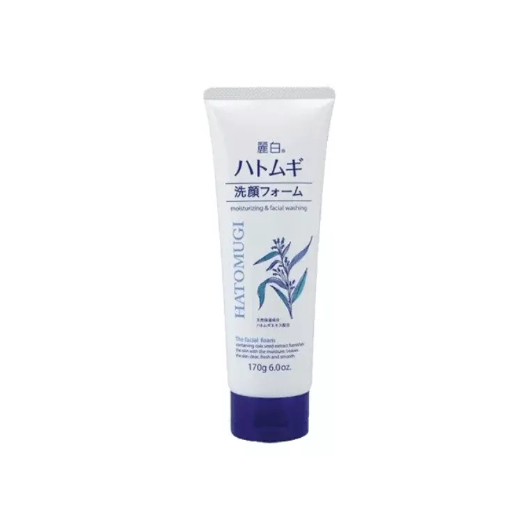 Kumano Yushi Reihaku Hatomugi Bright Up Facial Wash 170g