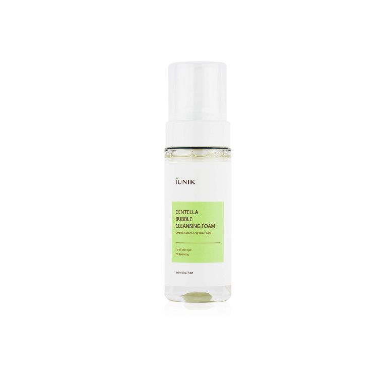 Iunik Centella Bubble Foaming Vegan Facial Cleanser  (150 ml)