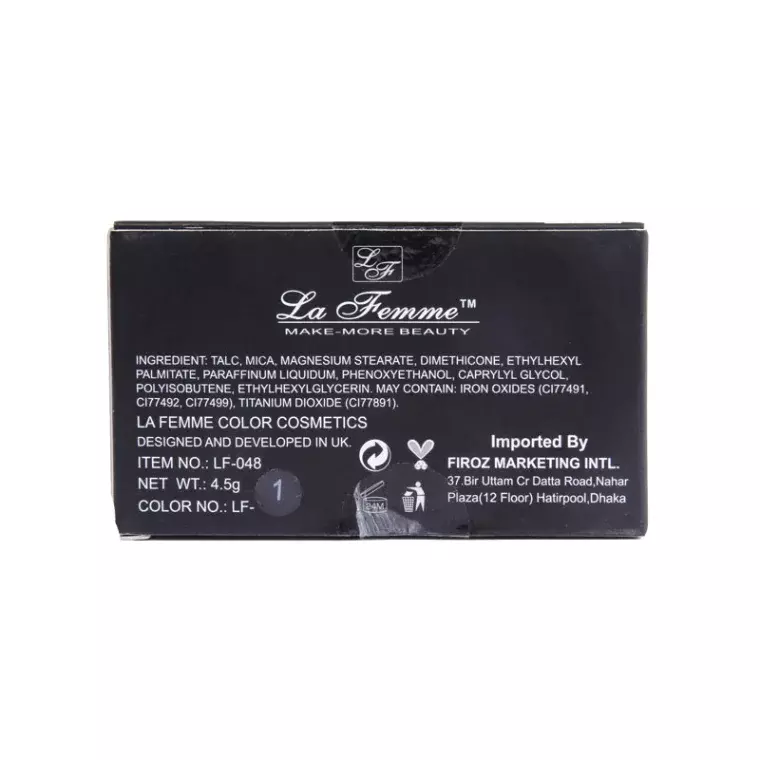 La Femme Eyebrow Kit With Brush LF-1 (4.5gm)