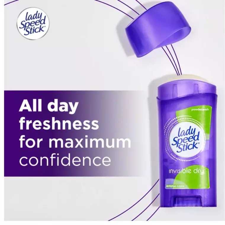 Lady Speed Stick Invisible Dry Antiperspirant & Deodorant (65gm)