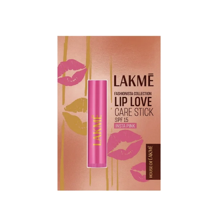 Lakmé Lip Love Care Stick SPF 15 #Insta Pink (4.5gm)