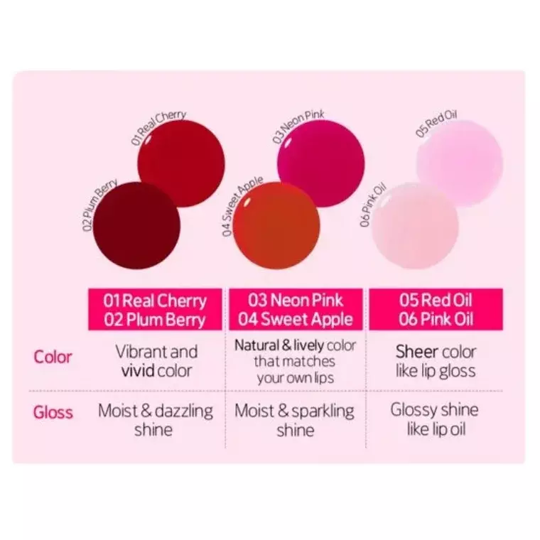 Etude House Dear Darling Oil Lip Tint #04 Sweet Apple (4.2gm)
