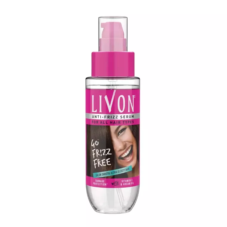 Livon Anti Frizz Serum for All Hair Types (45ml)