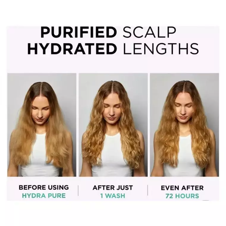 L'Oréal Paris Elvive Hydra Pure 72h Purifying Shampoo (400ml)