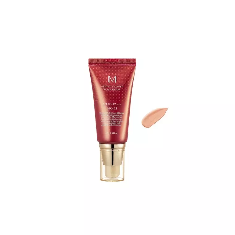 Missha M Perfect Covering BB Cream SPF42 PA++ + #21 Light Beige (20ml)