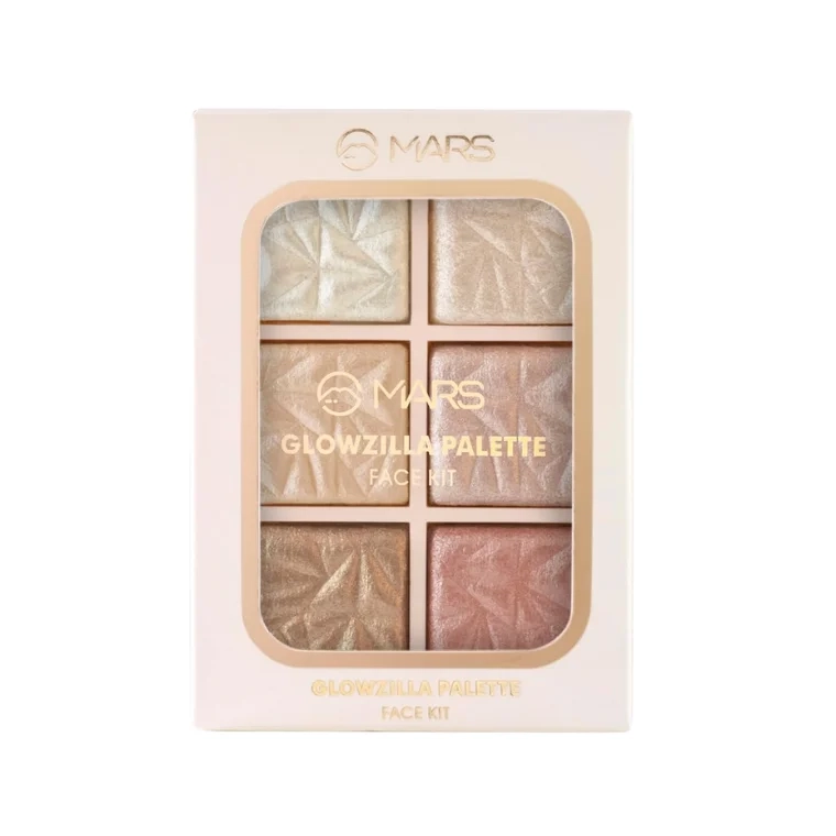 Mars Cosmetics Glowzilla 6 Colour Highlighter Palette #02 (12gm)