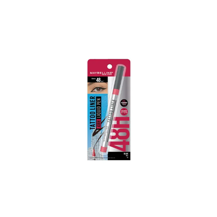 Maybelline (USA/Thailand) Tattoo Liner 48H Liquid Pen Black (1gm)