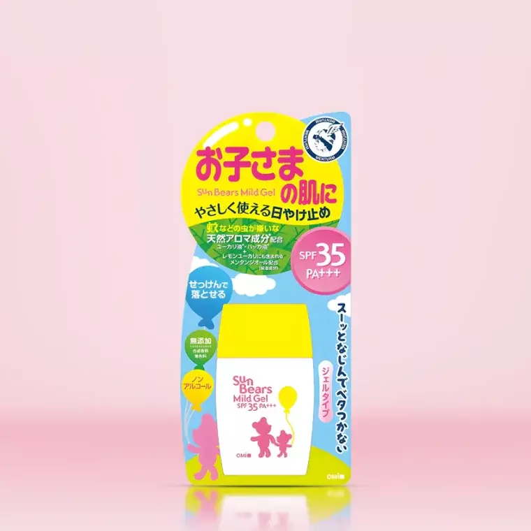 Omi Sun Bears Mild Sunscreen Gel SPF35 (30ml)