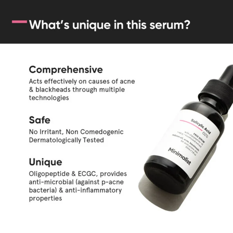 Minimalist Salicylic Acid 02% Face Serum (10ml)