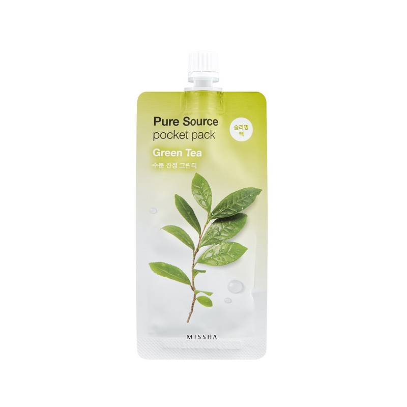 Missha Pure Source Pocket Green Tea mask pack (10ml)