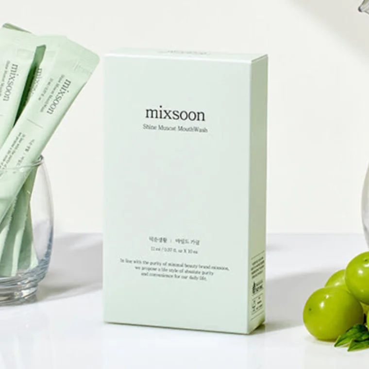 Mixsoon Shine Muscat Mouthwash 10ea (11ml*110ml)