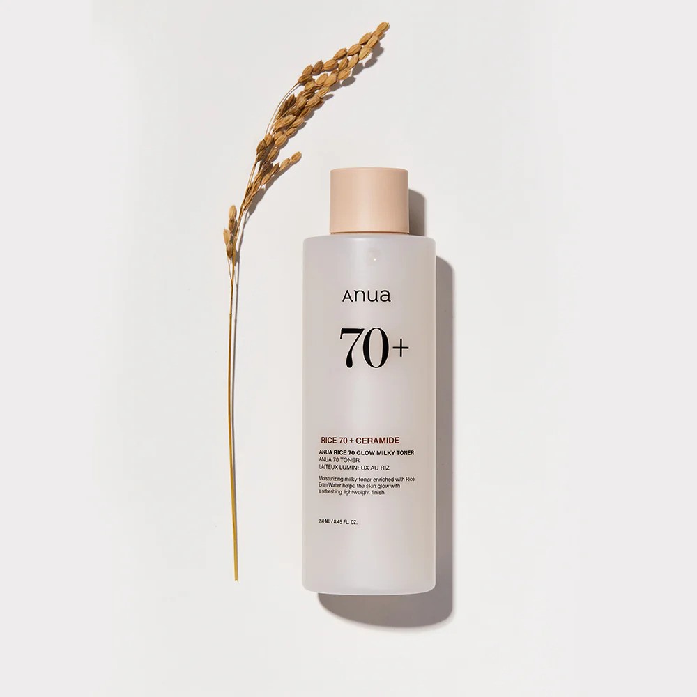 Anua Rice 70+ Ceramide Glow Milky Toner (250ml)