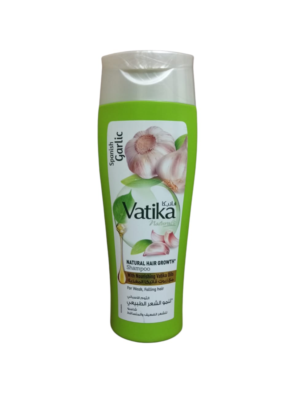 Vatika Naturals Spanish Garlic Natural Hair Growth Shampoo For Weak Falling Hair (400ml) (2023-12-01)