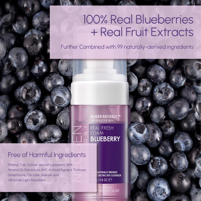Neogen Blueberry Real Fresh Foam (160gm)