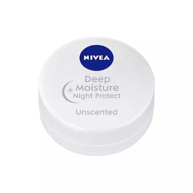 Nivea Deep Moisture Night P Unscented Lip Balm (7gm)