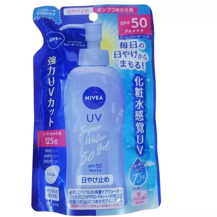 Nivea UV Water Gel SPF50 PA+++ Pump Refill Sunscreen (125gm)
