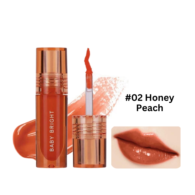 Baby Bright Lip & Cheek Peach Glow Tint #02 Honey Peach (2.4gm)