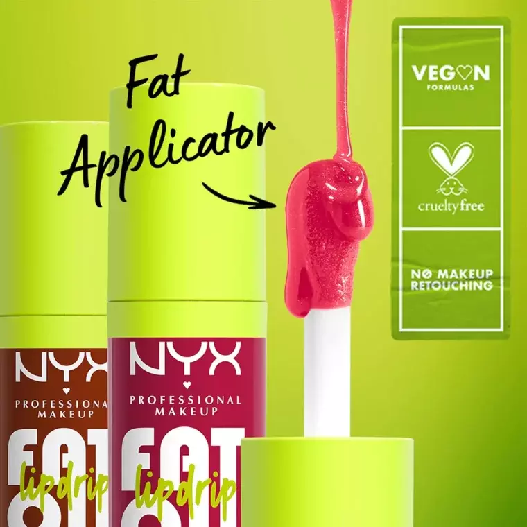 NYX Fat Oil Lip Drip Vegan Lip Oil fold #02 Missed Calls (4.8ml)