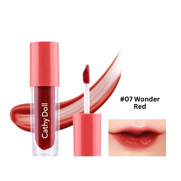 Cathy Doll Glow Gel Tint #07 Wonder Red (2.4gm)