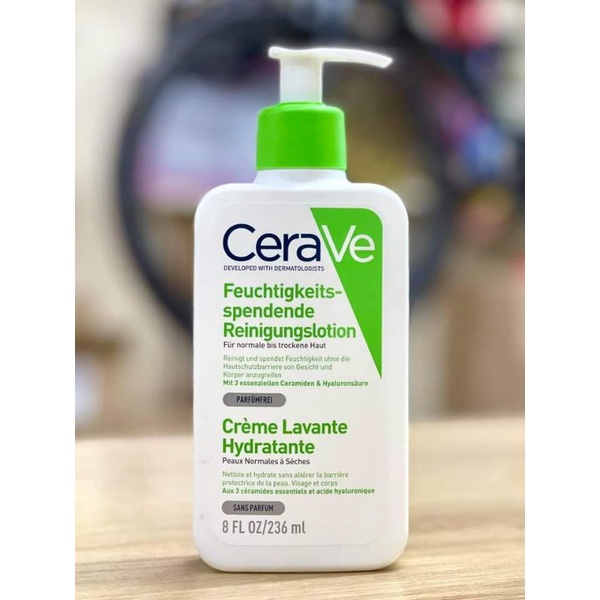 CeraVe Hydrating Cleanser For Normal To Dry Skin (UK)(236ml)