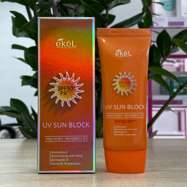 Ekel Uv Sun Block  Spf 50/Pa +++ (70ml)